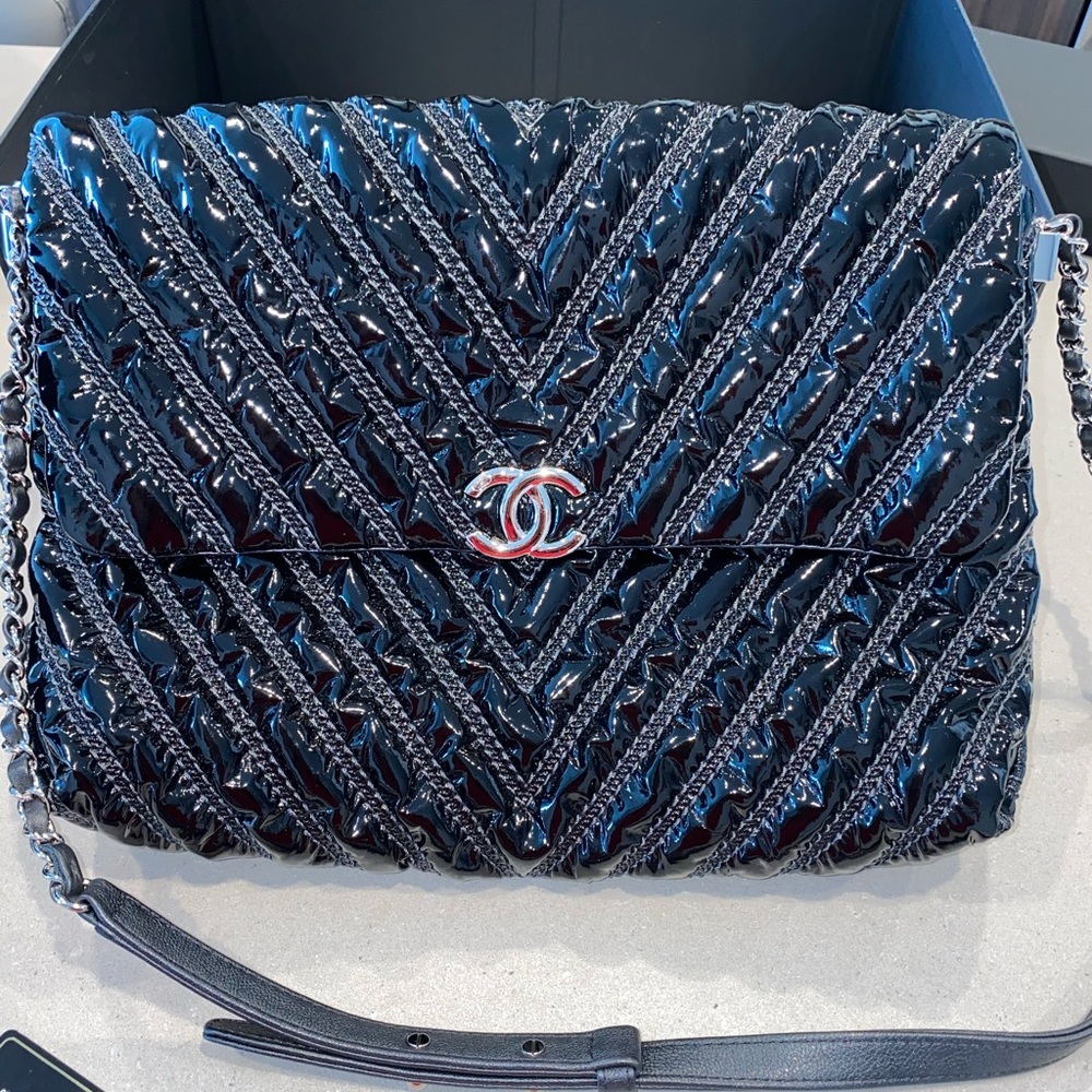 CHANEL Spacesuit flap bag